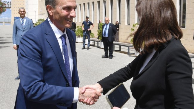 Il Ministro Bernini arriva alla Mediterranea