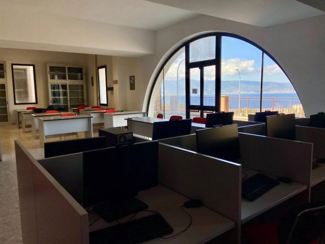 Sala lettura Biblioteca dell'area di Agraria